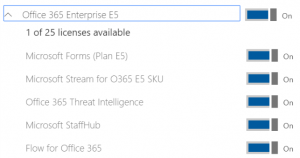 Microsoft Forms in E5 licenses