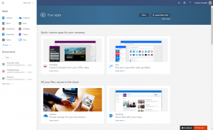 Office 365 new App Launcher