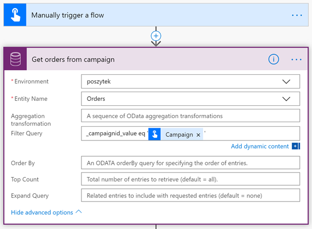 Common Data Services or Dynamics 365 actions - counterparts