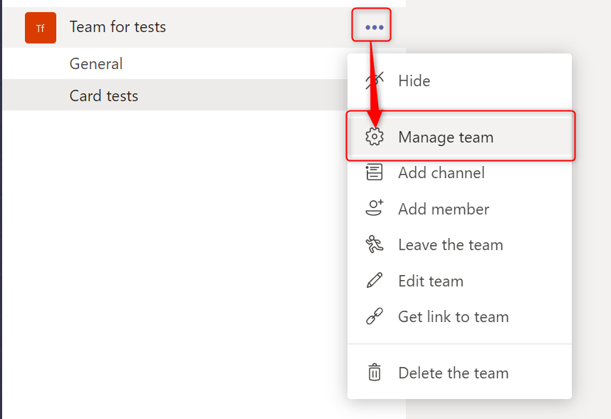 Adding webhook to Teams, part 1