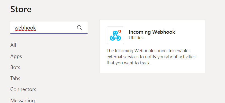 Adding webhook to Teams, part 3