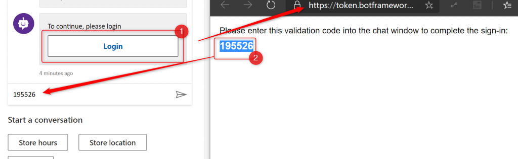 Authentication flow in Power Virtual Agent